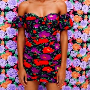 NWT Zara Floral print dress